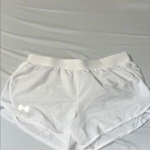 Under Armour White Performance Shorts